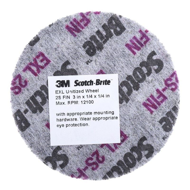 1 pcs - 3M Scotch-Brite EXL XL-UW Silicon Carbide Grinding Wheel, 75mm Diameter, Very Fine