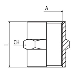 10 pcs - RS PRO Fitting Fitting 3/8in