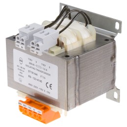 1 pcs - RS PRO 250VA DIN Rail Transformer, 230 - 400V ac Primary, 2 x 115V ac Secondary