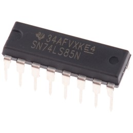 1 pcs - Texas Instruments SN74LS85N, 4-Bit, Magnitude Comparator, Non-Inverting, 16-Pin PDIP