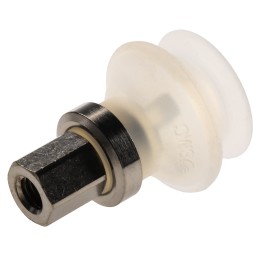 1 pcs - SMC 16mm Bellows Silicon Rubber Suction Cup ZPT16BS-B5, M5 x 0.8