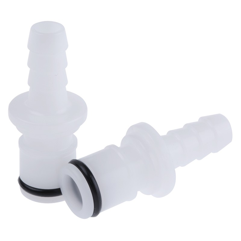 10 pcs - Colder Products Hose Connector, Straight Hose Tail Coupling 1/4in ID, 8.3 bar