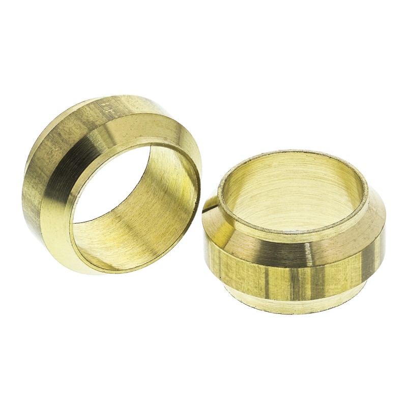 10 pcs - Legris Brass Pipe Fitting, Straight Compression Compression Olive, Female to Female 12mm