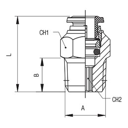 10 pcs - RS PRO Push-in Fitting, R 1/4 Male to Push In 8 mm, Threaded-to-Tube Connection Style