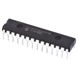 1 pcs - Microchip PIC18F248-I/SP, 8bit PIC Microcontroller, PIC18F, 40MHz, 16 kB, 256 B Flash, 28-Pin SPDIP