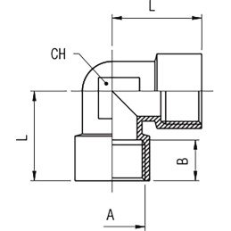 10 pcs - RS PRO Fitting Fitting