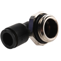 2 pcs - Legris LF3000 Series Elbow Threaded Adaptor, G 1/2 Male to Push In 10 mm, Threaded-to-Tube Connection Style