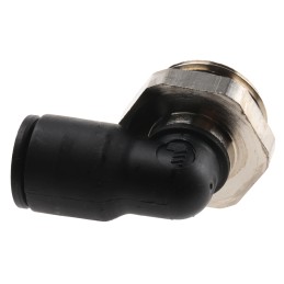 2 pcs - Legris LF3000 Series Elbow Threaded Adaptor, G 1/2 Male to Push In 10 mm, Threaded-to-Tube Connection Style