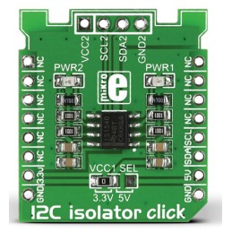 1 pcs - MikroElektronika I2C Isolator Click ISO1540 Development Kit for MikroBUS MIKROE-1878