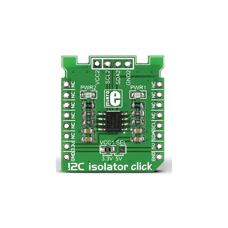 1 pcs - MikroElektronika I2C Isolator Click ISO1540 Development Kit for MikroBUS MIKROE-1878