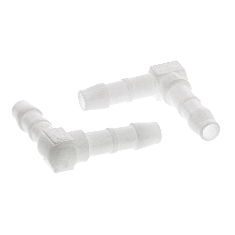 10 pcs - RS PRO Hose Connector, Elbow Hose Joiner 4mm ID