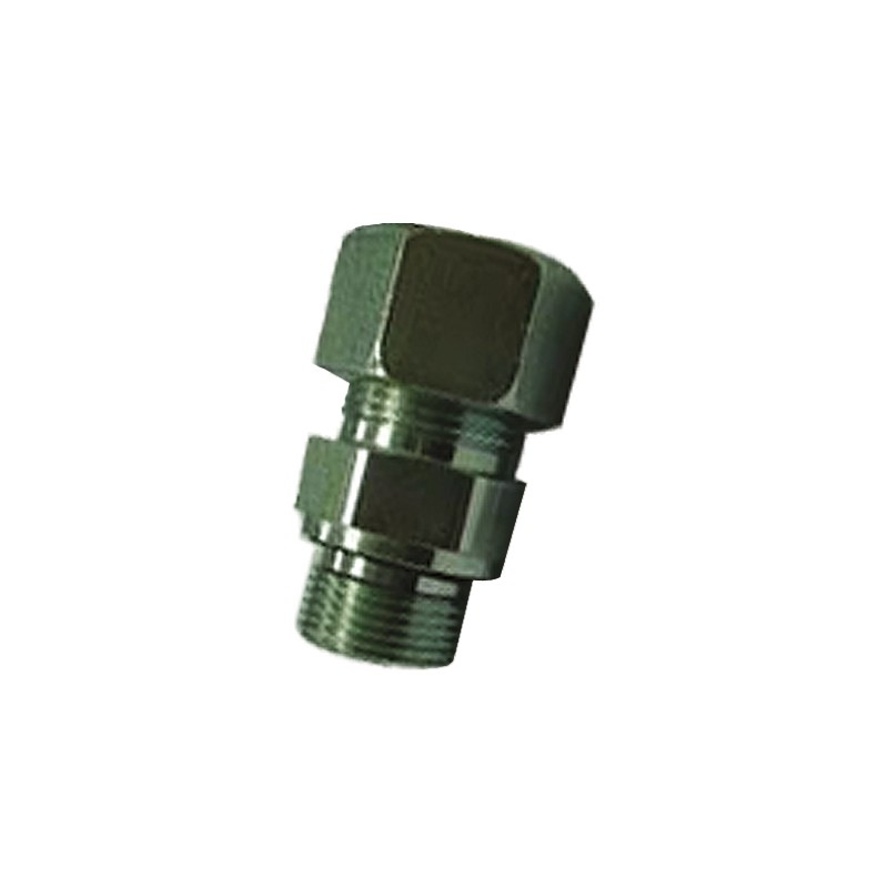 2 pcs - Parker WH Series Banjo Threaded-to-Tube Adaptor, G 1/2 Male to Push In 12 mm, Threaded-to-Tube Connection Style