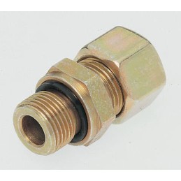 2 pcs - Parker GE-R-ED Series Straight Threaded Adaptor, G 3/8 Male to Push In 8 mm, Threaded-to-Tube Connection Style