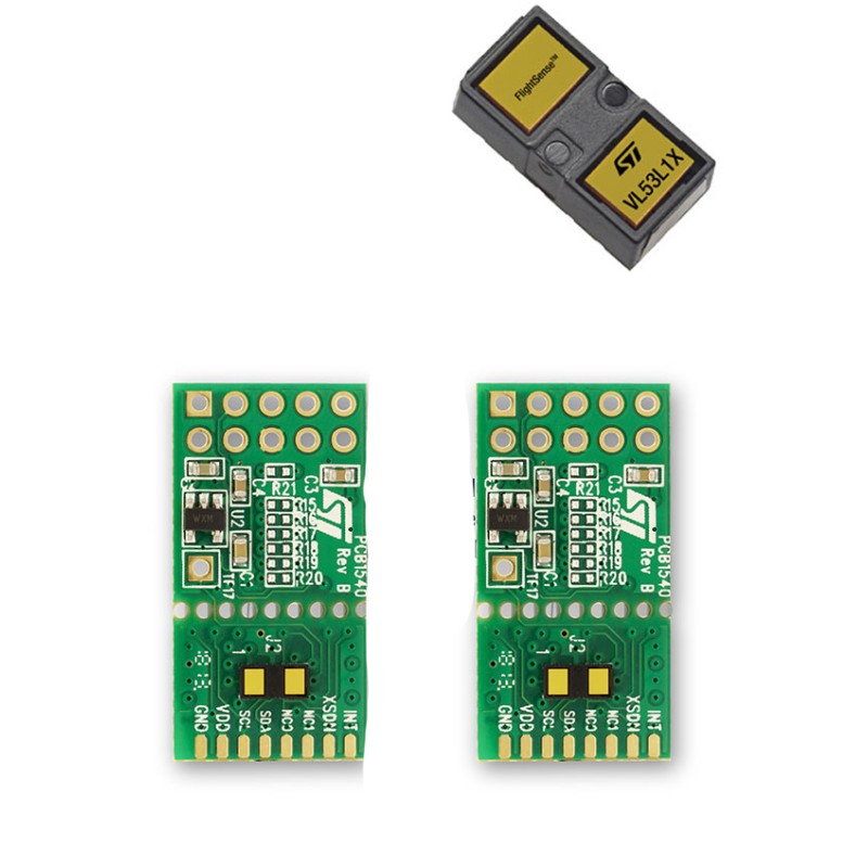 1 pcs - STMicroelectronics Breakout Board Breakout Board for VL53L1X Integration into Customer Device