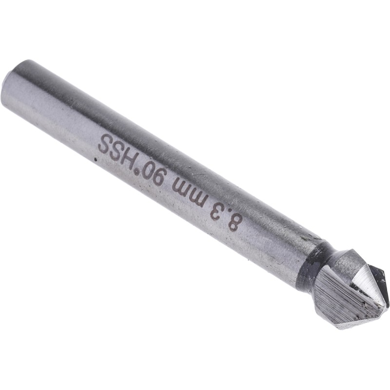 1 pcs - RS PRO HSS Drill Bit, 8.3mm Head, 3 Flute(s), 90°, 1 Piece(s)
