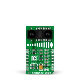 1 pcs - MikroElektronika IR Distance Click Infrared (IR) Sensor mikroBus Click Board for GP2Y0A60SZ0F