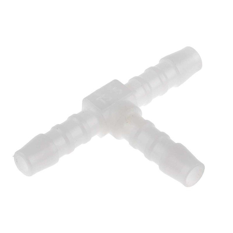 10 pcs - RS PRO Hose Connector, Tee Hose Joiner 5mm ID