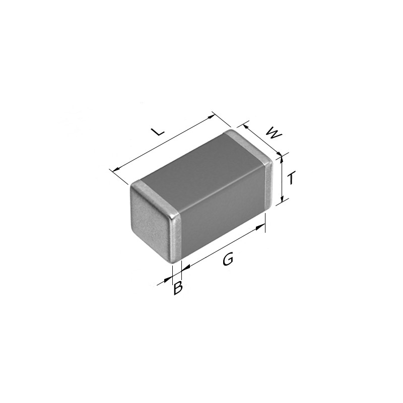 10000 pcs - TDK 220pF Multilayer Ceramic Capacitor MLCC, 100V dc V, ±5% , SMD