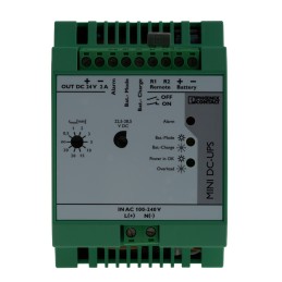 1 pcs - Phoenix Contact 85 - 264 V ac, 100 - 350V dc Input DIN Rail Uninterruptible Power Supply (48W), MINI-DC