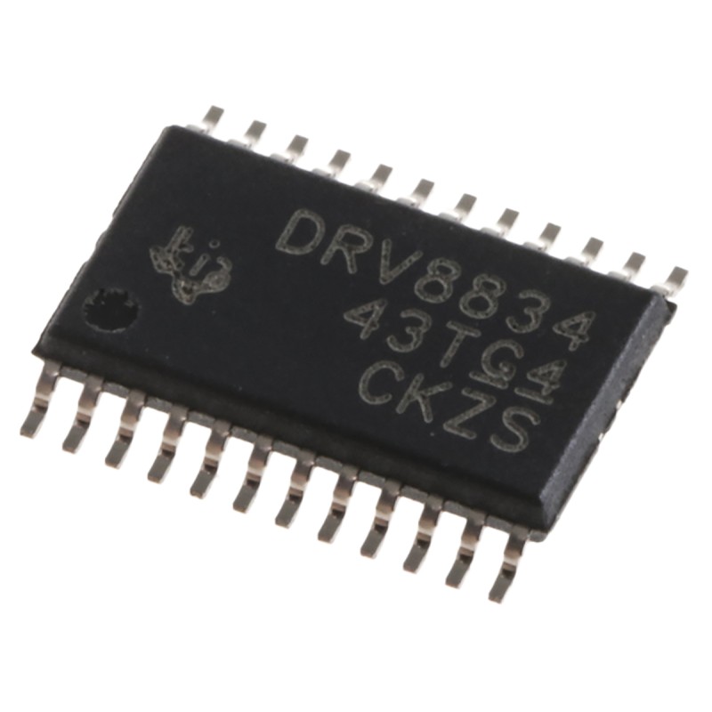 1 pcs - Texas Instruments DRV8834PWP, Stepper Motor Driver IC, 10.8 V 1.5A 24-Pin, HTSSOP