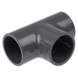 2 pcs - Georg Fischer 90° Equal Tee PVC Pipe Fitting, 32mm