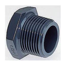 2 pcs - Georg Fischer Plug PVC Pipe Fitting