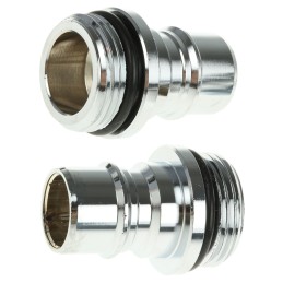 2 pcs - Nito Hose Connector, Straight Threaded Coupling, BSP 3/4in 3/4in ID, 25 bar