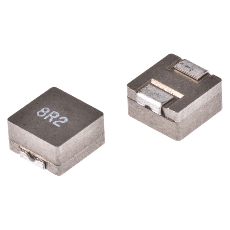 1200 pcs - Bourns, SRP6540, 6540 Shielded Wire-wound SMD Inductor with a Powdered Iron Core, 8.2 μH ±20% Wire-Wound 4.5A Idc