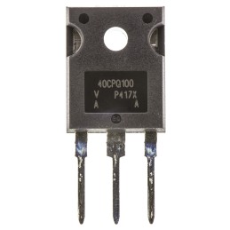 1 pcs - Vishay 100V 40A, Dual Schottky Diode, 3-Pin TO-247AC VS-40CPQ100-N3