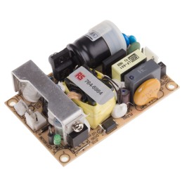 1 pcs - MEAN WELL Switching Power Supply, EPS-25-12, 12V dc, 2.1A, 25W, 1 Output, 120 - 370 V dc, 85 - 264 V ac