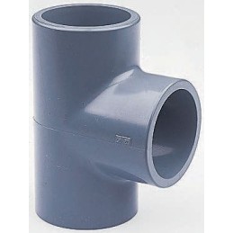 2 pcs - Georg Fischer 90° Tee PVC & ABS Cement Fitting, 3/4in