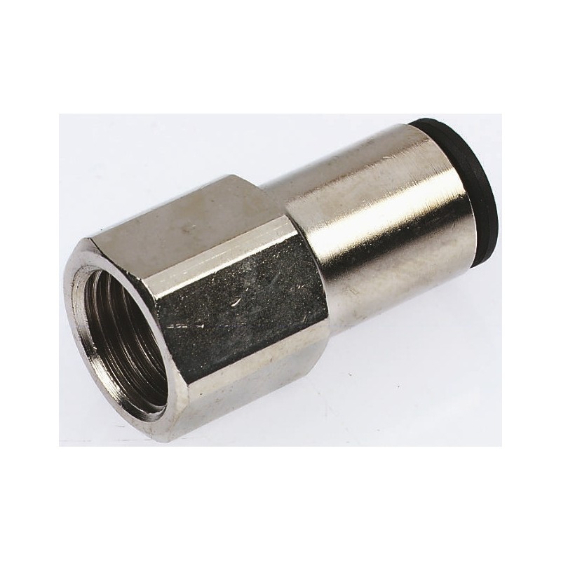 5 pcs - Legris LF3000 Series Straight Threaded Adaptor, G 1/8 Female to Push In 4 mm, Threaded-to-Tube Connection Style