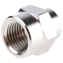 5 pcs - Legris LF3000 Series Straight Threaded Adaptor, G 1/8 Female to G 1/4 Female, Threaded Connection Style
