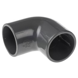 2 pcs - Georg Fischer 90° Elbow PVC Pipe Fitting, 20mm