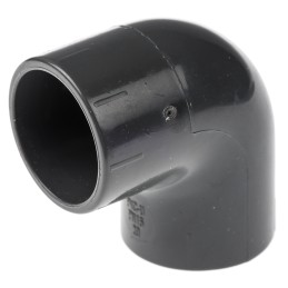 2 pcs - Georg Fischer 90° Elbow PVC Pipe Fitting, 20mm