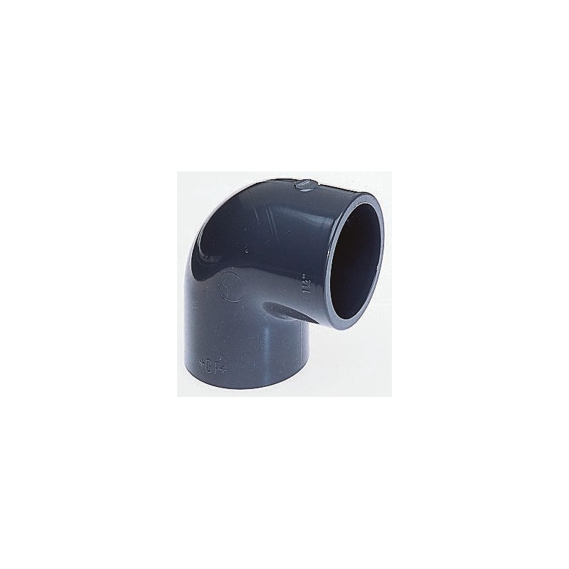 2 pcs - Georg Fischer 90° Elbow PVC Pipe Fitting, 3/8in