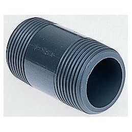 2 pcs - Georg Fischer Nipple PVC Pipe Fitting