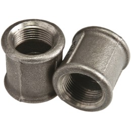 2 pcs - Georg Fischer Galvanised Malleable Iron Fitting Socket, Female BSPP 1-1/2in to Female BSPP 1-1/2in