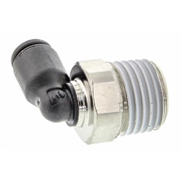 5 pcs - Legris LF3000 Series Elbow Threaded Adaptor, R 1/4 Male to Push In 4 mm, Threaded-to-Tube Connection Style