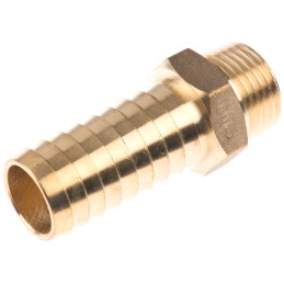 2 pcs - Nito Hose Connector Hose Tail Adaptor, R 1/2in 3/4in ID