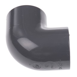 2 pcs - Georg Fischer 90° Elbow PVC Pipe Fitting, 1in