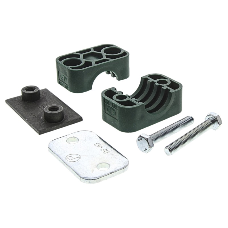 5 pcs - Parker Single Tube Clamp for 22mm tube, RAP3-322