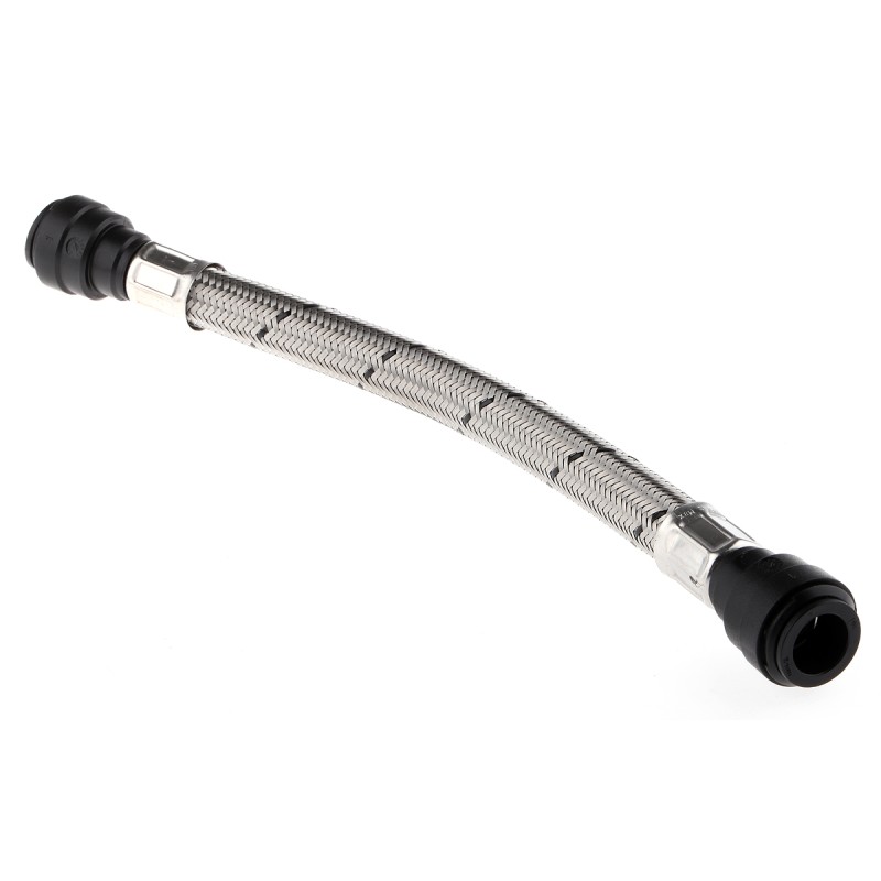 2 pcs - RS PRO Hose Assembly 15mm to Push Fit 15mm, 15 bar, 300mm Long