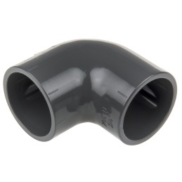 2 pcs - Georg Fischer 90° Elbow PVC Pipe Fitting, 3/4in