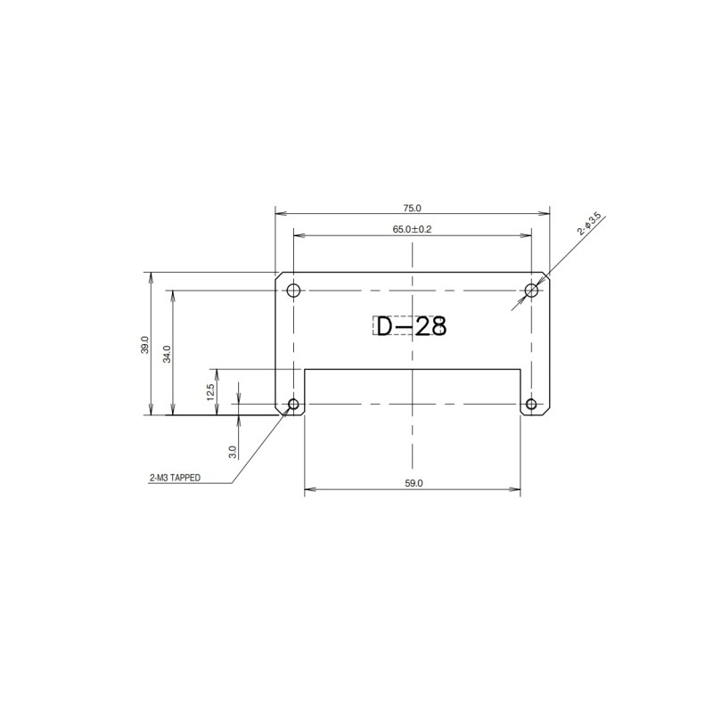 1 pcs - TDK-Lambda Mounting Bracket, for use with ZWS150BP-24