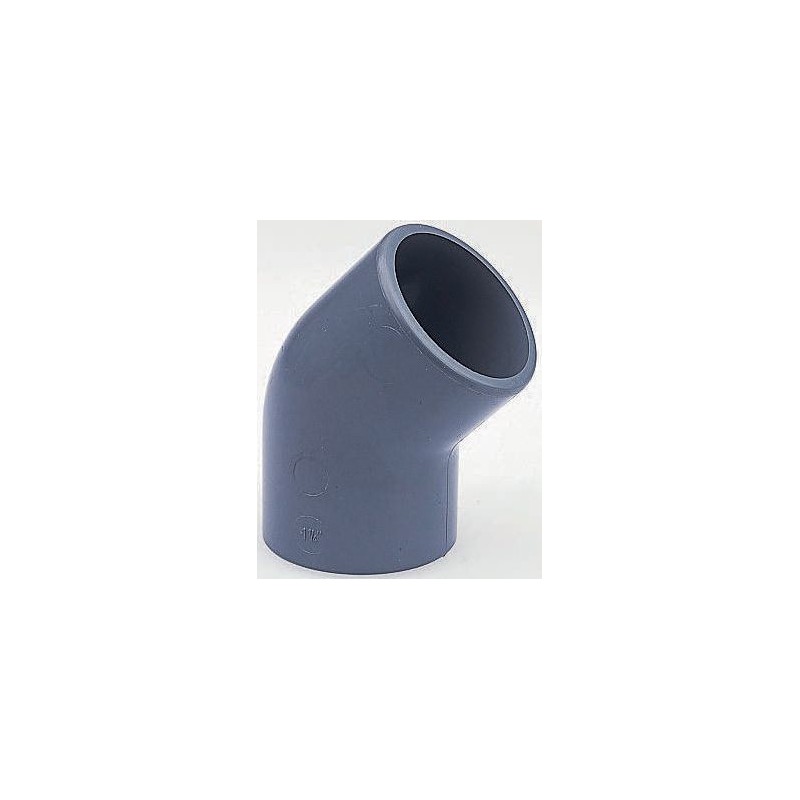 2 pcs - Georg Fischer 45° Elbow PVC & ABS Cement Fitting, 3/4in