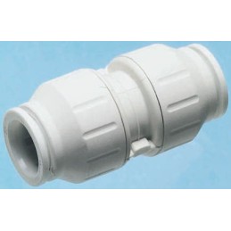 2 pcs - John Guest Straight Coupler PVC Pipe Fitting, 22mm