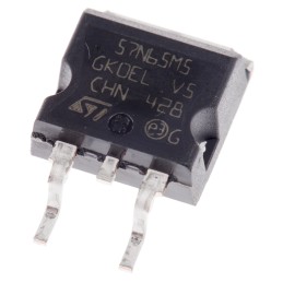 1 pcs - N-Channel MOSFET, 42 A, 710 V, 3-Pin D2PAK STMicroelectronics STB57N65M5