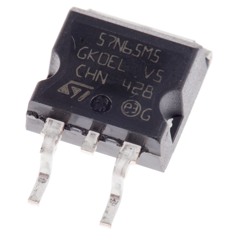 1 pcs - N-Channel MOSFET, 42 A, 710 V, 3-Pin D2PAK STMicroelectronics STB57N65M5