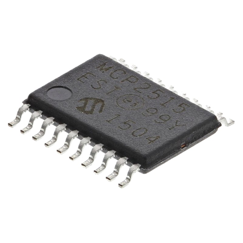 1 pcs - Microchip MCP2515-e/ST, CAN Controller 1Mbps CAN 2.0B, 20-Pin TSSOP